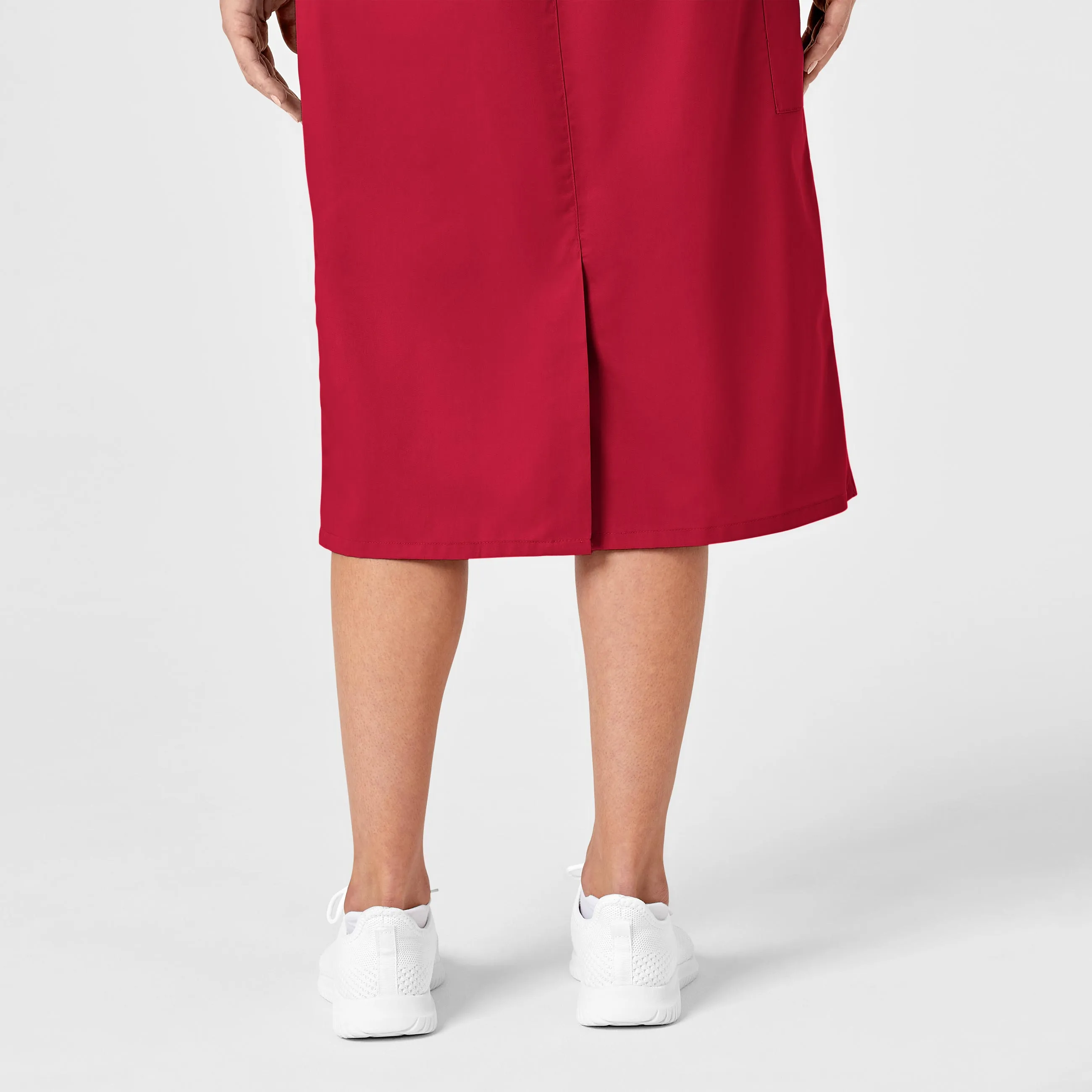 WonderWORK Women's Pull On Cargo Scrub Skirt - Red