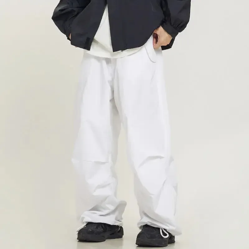 Xituodai  Parachute Pants Sport Men Baggy American Street Cargo Wide Leg Trousers Male Tracksuit Hip Hop Loose Casual Oversize