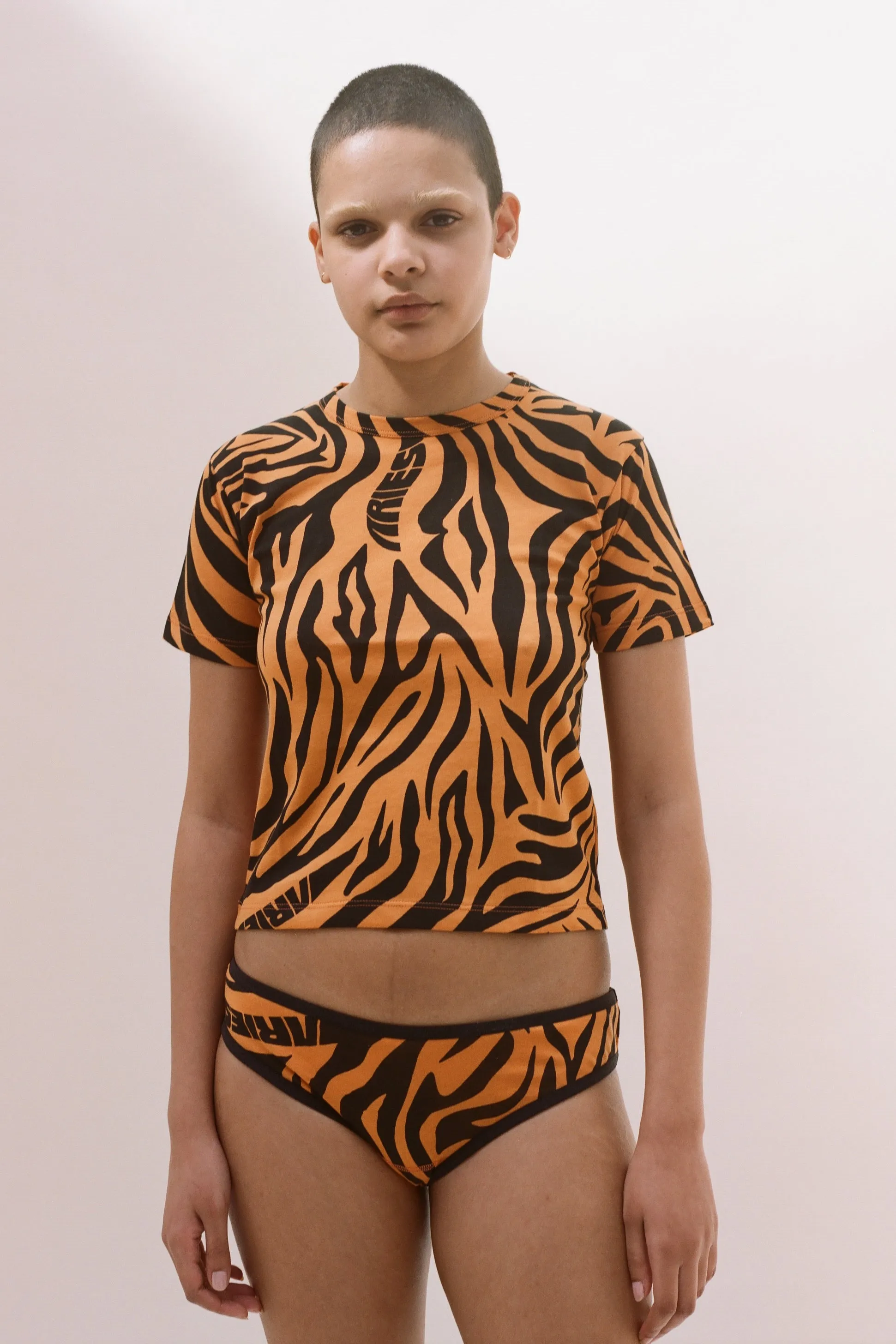 Zebra Shrunken Tee